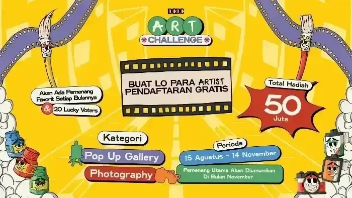 DCDC ART CHALLENGE: Ajang Kreativitas Buat Lo yang Cinta Seni Visual!