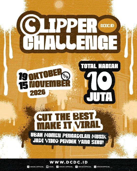 DCDC Clipper Challenge 2026: Pilih Momen Terbaik, Bikin Jadi Clip!