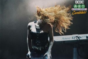 Simone Simons from Epica Live at Hammersonic