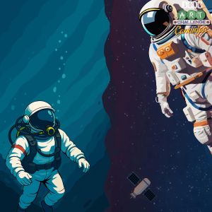 Simfoni virus seni astronot yang memadukan keajaiban laut dan luar angkasa