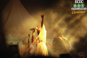 Nadin Amizah di Senang Senang Fest