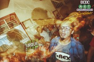 Kerumunan penonton yang riuh di acara Pearl Jam Tribute di Houtenhand