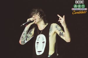 Denis Stoff from Asking Alexandria Live at Hammersonic Festival