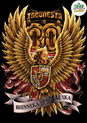 Garuda Pancasila of 80th indonesia
