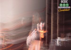 Paulus Neo, part of funkot band Obat Bius - on keytar