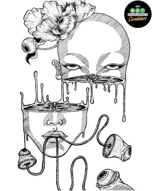 Eyes Beneath the Citrus Skin